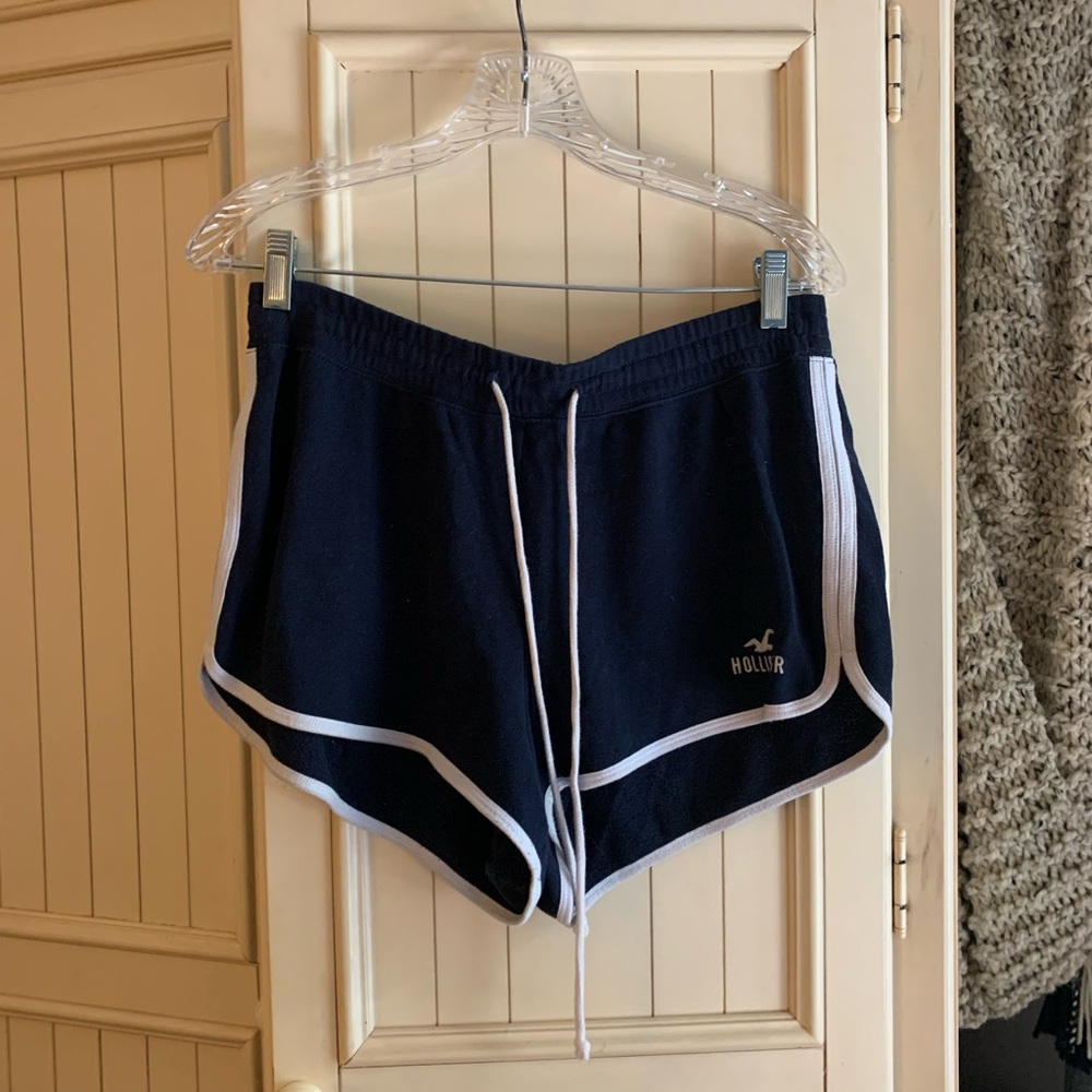 2pk Hollister drawstring shorts | red & navy blue